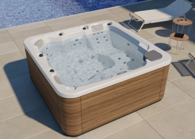 Vente installations de spas familliale design Annecy-