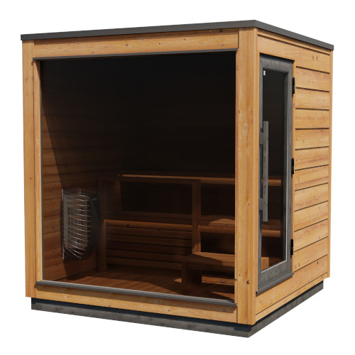Sauna tonneau extérieur - Kirami M Down