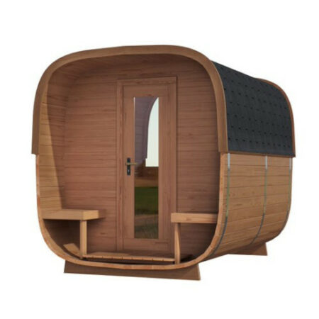 Sauna extérieur avec terrasse - Squarcle L