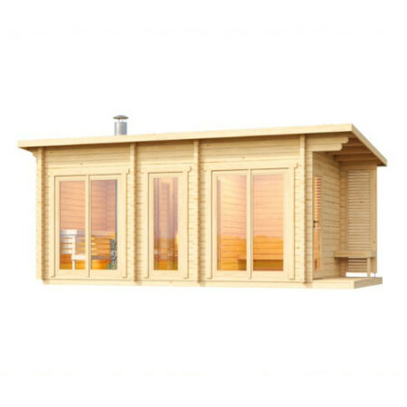 Sauna exterieur traditionnel - Halden XL - Estonian