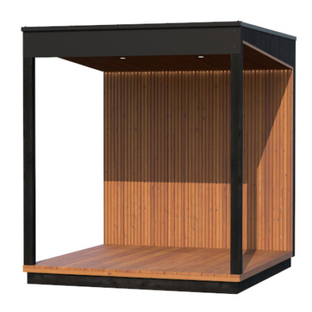 Sauna exterieur traditionnel - Kirami terrasse Misty