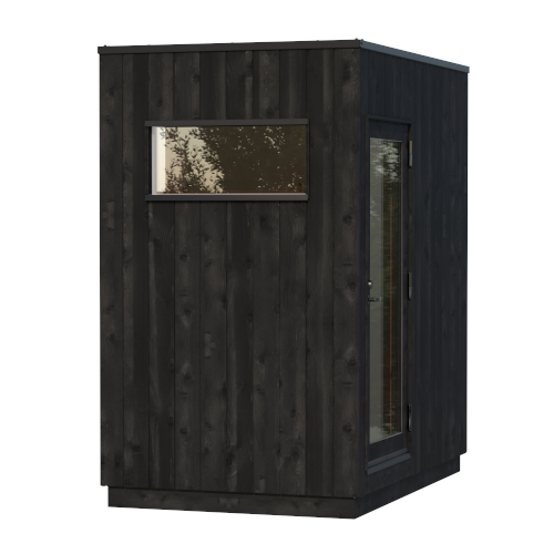 Sauna exterieur traditionnel - Kirami Nordic Misty vestiaire S