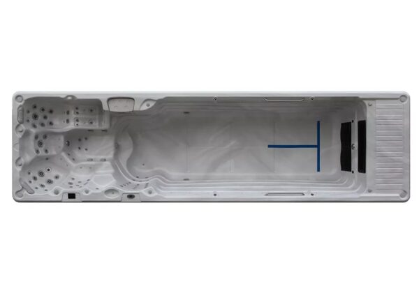 Couloir de nage et Spa 76 jets - ANDROS O816N