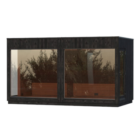 Sauna exterieur traditionnel - Kirami Nordic Misty annexe XL