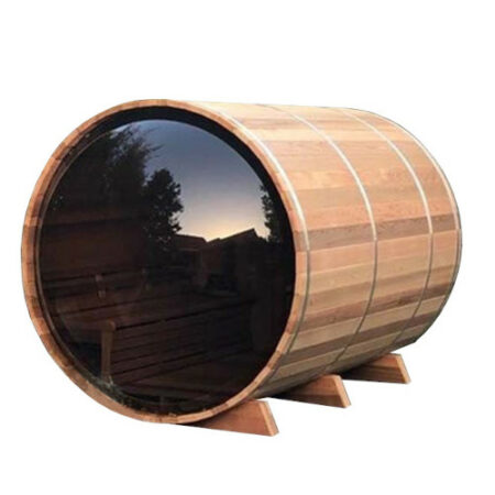 Sauna tonneau panoramique - Bulle