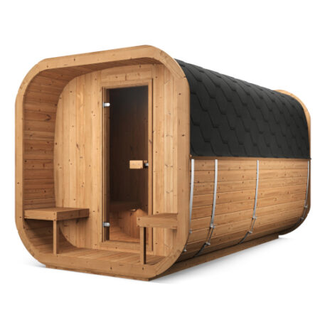 Sauna tonneau extérieur Ukko XL